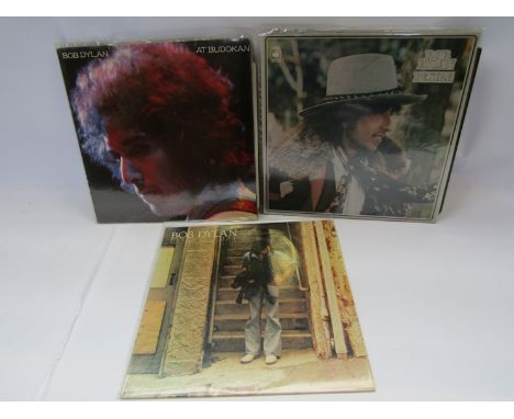 BOB DYLAN: Three LPs including 'Desire', 'Street Legal' and 'BobDylan At Budokan' (media and sleeves EX)