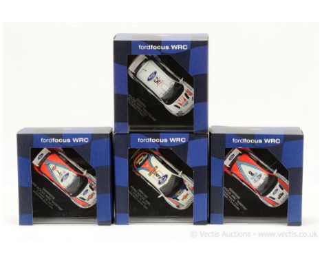 Vitesse (1/43 Scale) a group of Ford Focus Rally Cars to include SKM99078 "Argentina Rally 1999", race number 7; SKM160 "Safa