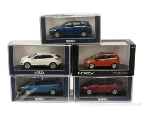 Norev (1/43 Scale) a group of Ford models to include Edge; Galaxy; Mondeo plus others - conditions appear to be generally Min