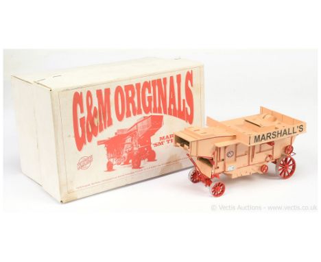 G &amp; M Original (1/32nd scale) Marshall SM Thrasher finished in beige, red with "Marshall's" on side - overall condition i