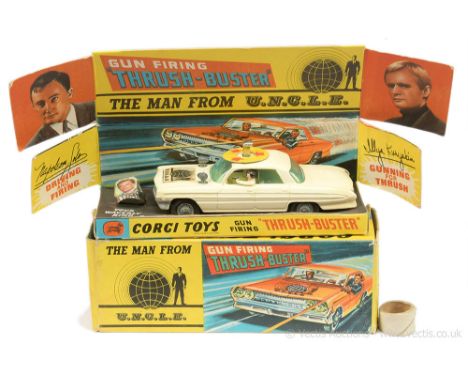 Corgi 497 "The Man from UNCLE" Thrushbuster EXPORT ISSUE - finished in off white (very pale cream), cast hubs and lamps - con