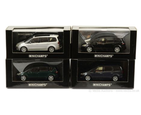 Minichamps (1/43 Scale) Ford group to include (1) Galaxy - (2006) - metallic blue-grey - (Ltd 1008); (2) same as (1) but silv