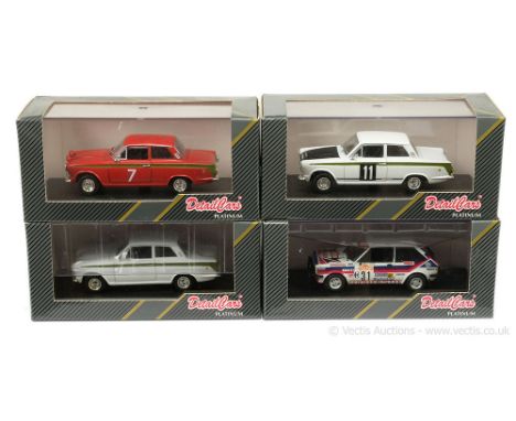 Detail Cars (1/43 Scale) a group of Ford models to include ART377 Cortina GT "Rally Monte Carlo" - red, race number 7; ART506