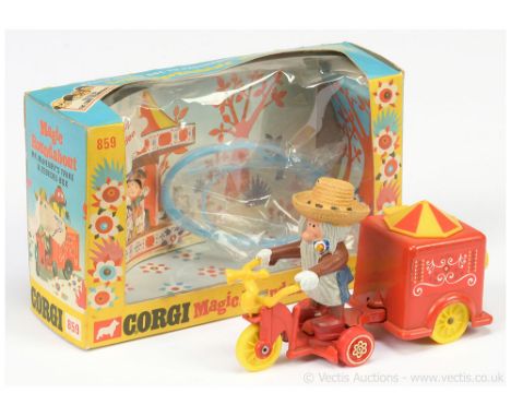 Corgi 859 "The Magic Roundabout" - "Mr McHenry's" Trike with "Zebedee" - finished in red, yellow with "McHenry &amp; Zebedee"