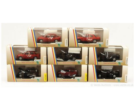 Schabak (1/43 Scale) a group of Ford Models to include 1080 Sierra; 1085 Fiesta; 1090 Escort; plus others - conditions appear
