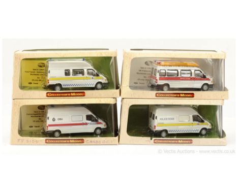 CSM (1/43 Scale) a group of Ford Transit Emergency Vehicles including "Police"; "Police Dogs" plus others - conditions appear