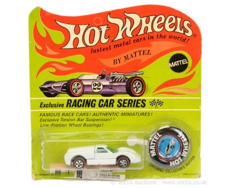 Hot Wheels (Mattel) Redline - 6214 Ford J-Car finished in white including base - overall condition is generally Excellent (do