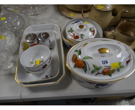 Parcel of Royal Worcester 'Evesham' cookware
