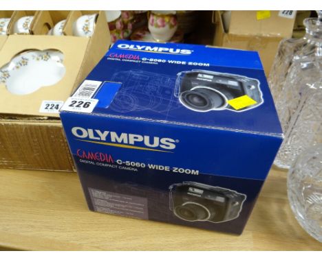 Boxed Olympus digital compact camera