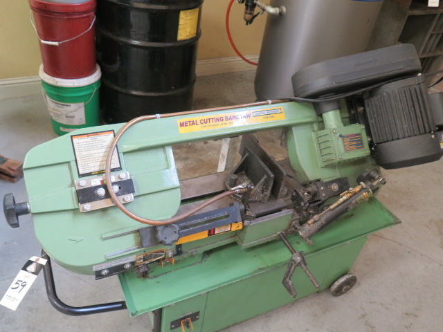 Central Machinery 7” Horizontal Band Saw w/ 4-Speeds, Manual Clamping
