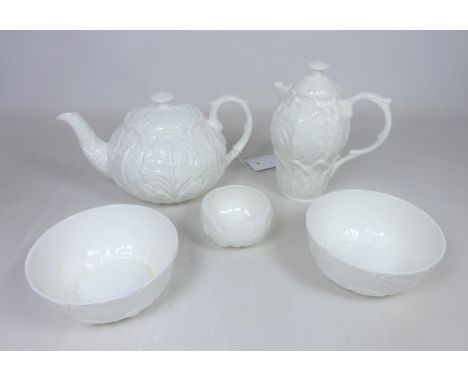 Wedgwood 'Countryware' teapot, hot water jug, sugar bowl and two fruit bowls (5)   Condition Report   Click here for further 