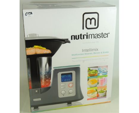 Nutrimaster Intellimix multifunction steamer, blender and scales, model N18001 as new, in original box complete with instruct