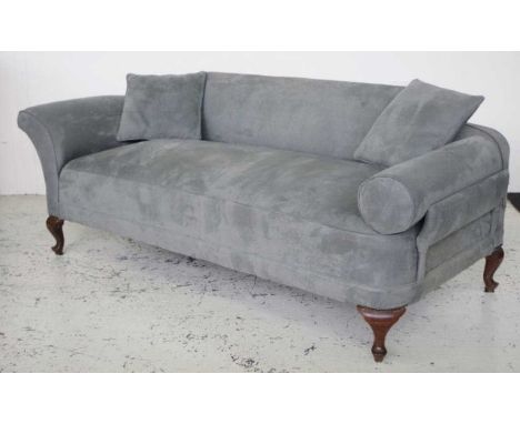 Art Deco German sofa with horse hair filling, recently reupholstered, 216cm wide, 88cm deep, 80cm high approx