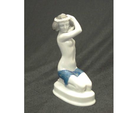 Rosenthal Art Deco "Adriane" figurine Model # K346, signed A.Caasmann, height 15cm approx