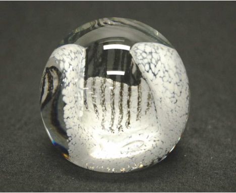 Caithness art glass paperweight marked to base, in original box