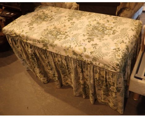 Large vintage pine blanket box with cover, L: 120 cm