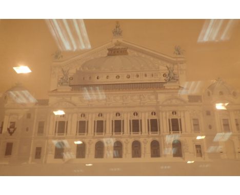 Architectural print of Opera de Paris