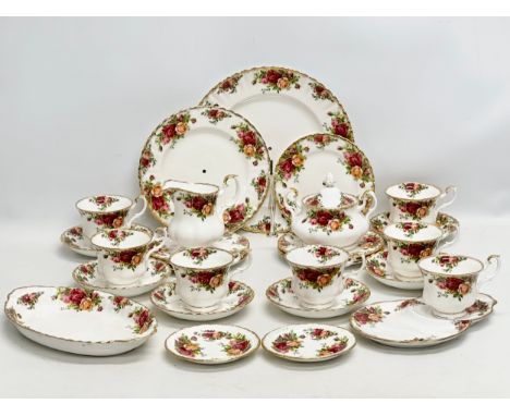 1962 Royal Albert “Old Country Roses” 26 pieces of Royal Albert “Old Country Rose” including a 22 piece Royal Albert LTD 1962