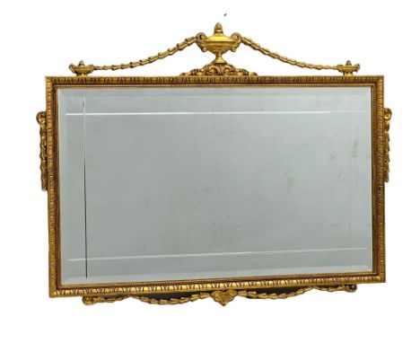 A vintage George III style gilt framed mirror. 98x76.5cm.