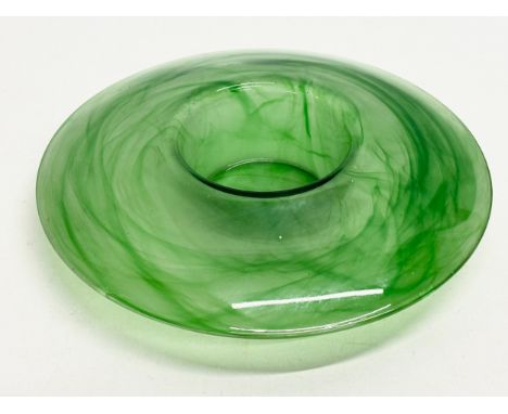 An Art Deco Davidson Glass bowl. 1930/1940. 23x7cm.