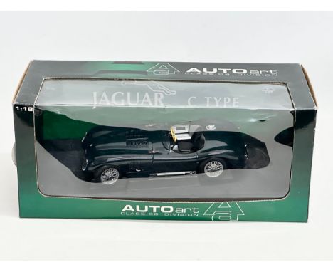 An Auto Art Classics Division Jaguar C Type. With box. 36cm