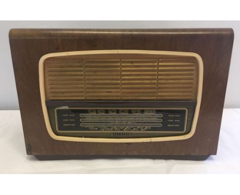 A vintage Regentone radio.