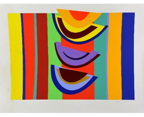 SIR TERRY FROST RA (BRITISH 1913-2003), Swing Rhythm, a limited edition colour screen print, No.26/70, numbered and signed in