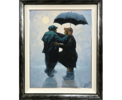 ALEXANDER MILLAR (SCOTTISH B.1960), Moonlight Shenanigans, a limited edition print, No.79/295, numbered and signed, approxima