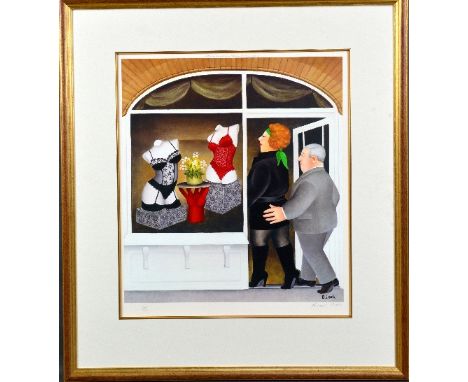 AFTER BERYL COOK (BRITISH 1926-2008), The Lingerie Shop, a limited edition colour print, published by The Alexander Gallery, 