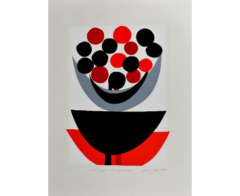 SIR TERRY FROST RA (BRITISH, 1915-2003), 'Life is just a bowl of Cherries', a limited edition colour screen print, No.39/70, 