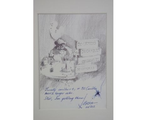 AFTER LAWRIE WILLIAMSON (BRITISH B.1932), Twenty Candles x 4, a limited edition giclee print of 200, un-numbered and unsigned