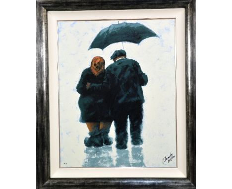 ALEXANDER MILLAR (SCOTTISH B.1960), Mam and Dad, limited edition print, No.79/295, numbered and signed in ink, approximately 