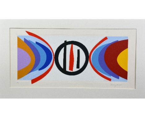 SIR TERRY FROST RA (BRITISH 1915-2003), 'Black Circle', a limited edition signed screen print, No.75/150, numbered and signed