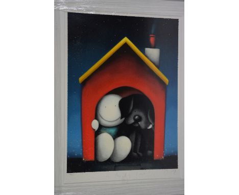 AFTER DOUG HYDE (BRITISH B.1972), 'In The Dog House', a limited edition colour print, No.546/595, blind stamp, numbered, titl