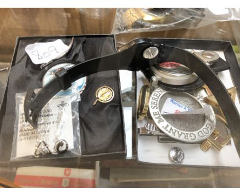 SWATCH WATCH, BADGES ETC C