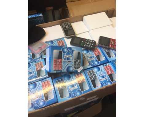 2 BOXES OF BIG BUTTON MOBILE PHONES