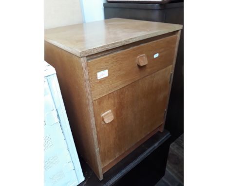 LIGHT OAK BEDSIDE CABINET