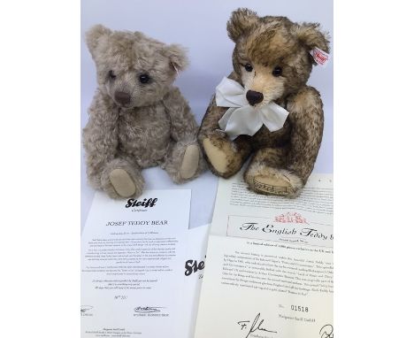 Steiff: A Steiff Limited Edition Josef Teddy Bear, 201/1500, 038556, with certificate; together with a Steiff Limited Edition