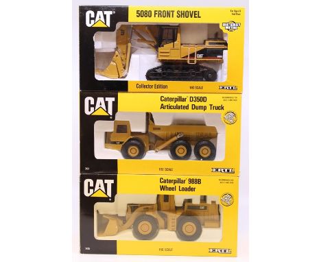 ERTL: A collection of three boxed ERTL diecast models, 1:50 Scale, to comprise: Cat 5080 Front Shovel, Collector Edition, 263