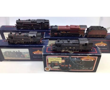 Railway: A collection of four Bachmann / Mainline locomotives to include: 32-876 Fairburn Tank; 31-281 The Lancer; 31-451/D B