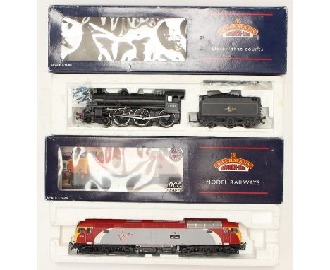 Bachmann: A boxed Bachmann, B1 61247 'Lord Burghley' BR Black L/Crest Weathered Locomotive, 31-700Z, OO Gauge; together with 