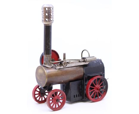 Weeden: An early 20th century, live steam, Weeden, traction engine, flywheel approx. 2.75", general wear, in need of a servic