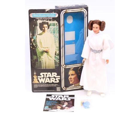 Star Wars: A boxed Star Wars, Large Size Action Figure, Princess Leia Organa, 11.5" poseable figure, original box, complete w