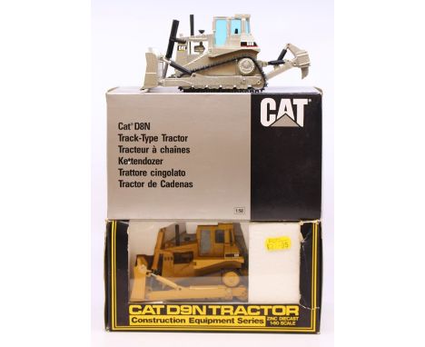 Diecast: A collection of three boxed diecast models to comprise: NZG, Caterpillar D8N, Track-Type Tractor, No. 233, 1:50 Scal