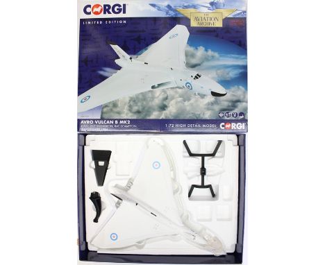 Corgi: A boxed Corgi, Limited Edition, The Aviation Archive, Avro Vulcan B MK2, XL321, 617 Squadron, RAF Scampton, Lincolnshi