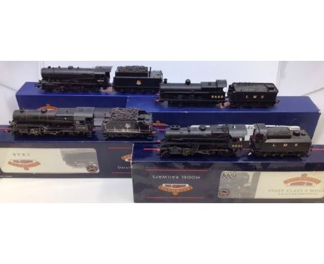 Railway: A collection of four Bachmann / Mainline locomotives to include: 32-261 BR Austerity Class; 32-177 BR Crab; 31-476 L