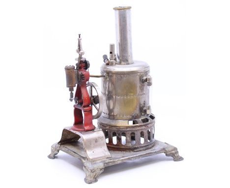 Weeden: An early 20th century, vertical live steam, Weeden, stationary engine, single cylinder, flywheel approx. 2.25", gener