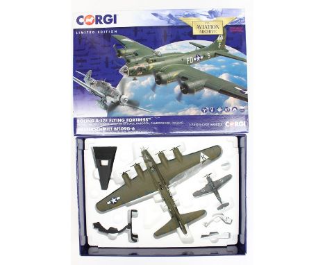 Corgi: A boxed Corgi, Limited Edition, The Aviation Archive, Boeing B-17F Flying Fortress, 'Ye Olde Pub', 379th Bomber Group,