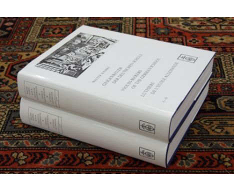 Walter Hamma - Violin Makers of the German School, German, English and French edition, published 1992, volume I (A-K ) and vo