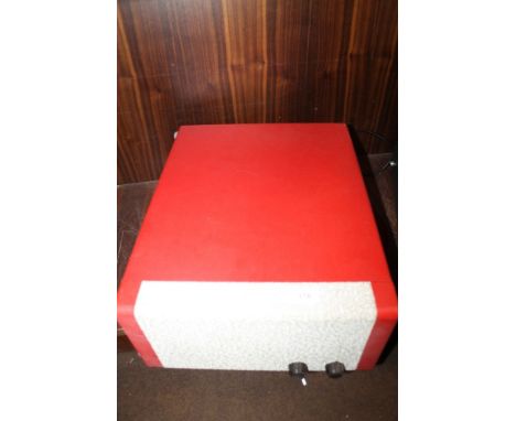 A VINTAGE RECORD PLAYER 